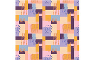 Textured Blocks Pink and Purple Seam, a Pattern Graphic by Sharon Schwalbe (Thumbnail 2 of 5)