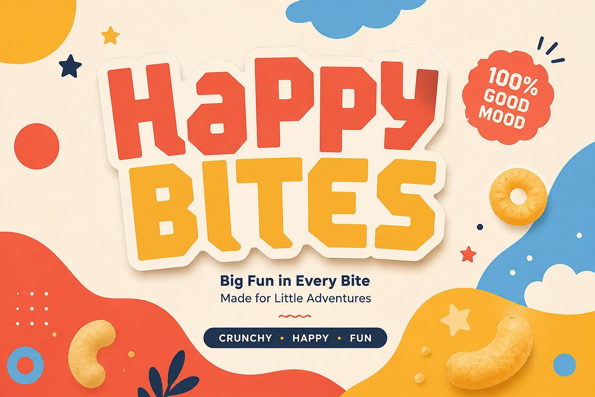 PlayPuff – Bold Playful Display Font, a Slab Serif Font by Wow Magic (Photo 4 of 5)