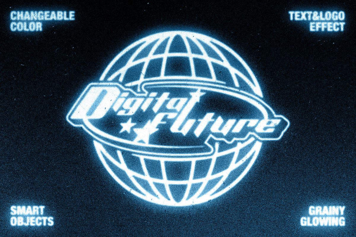 Hazy Grain Text Effect, a Layer Style Add-On by Design Squad