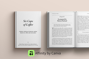 Book Template for Affinity by Canva, a Marketing Template by OrganizationOasisRo