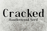 Cracked//A Handlettered Serif, a Serif Font by Kleffont Studio (Thumbnail 6 of 7)