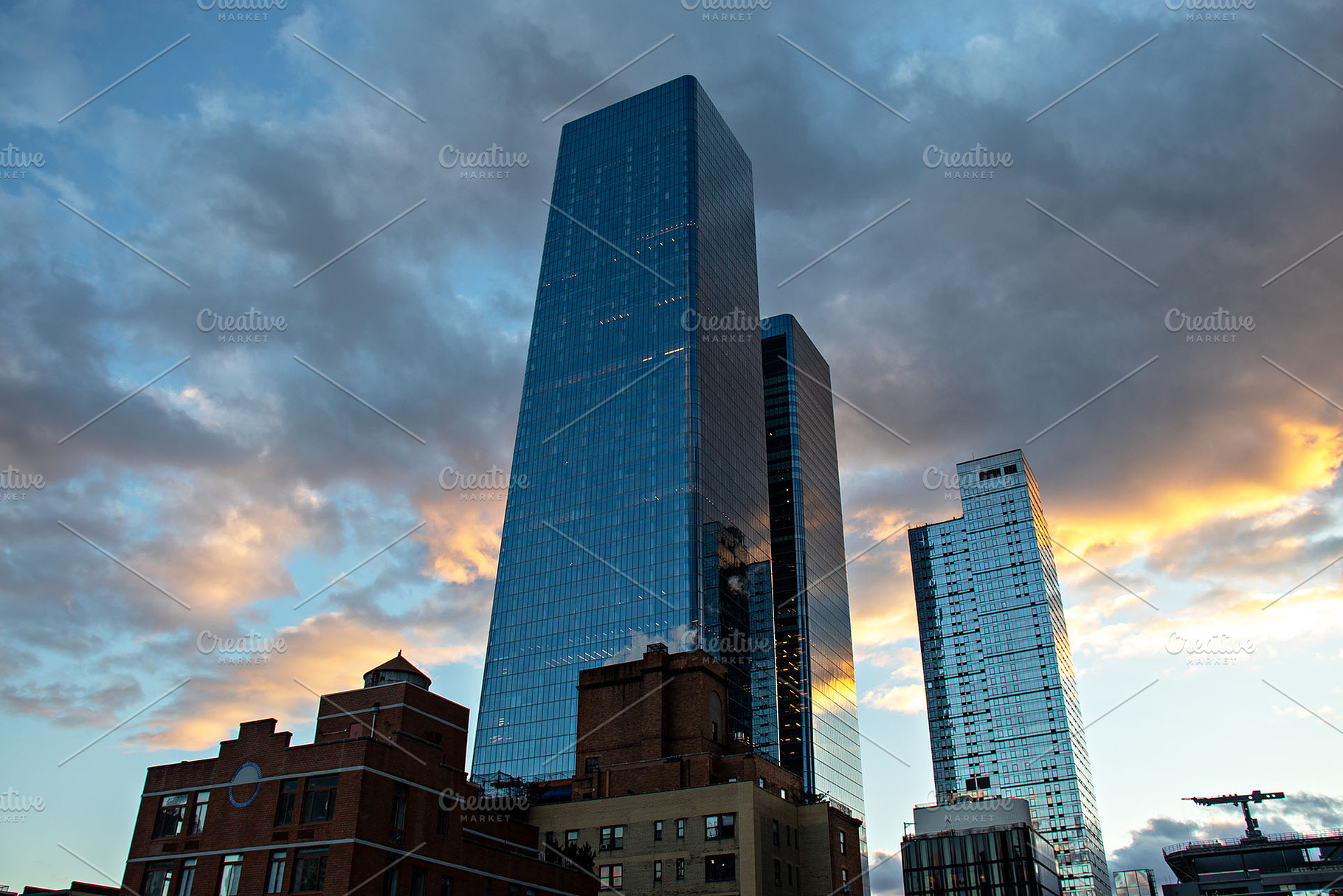 Sunset In Hudson Yards, NYC, Photo, an Architecture Photo by Full Circle Design Studio