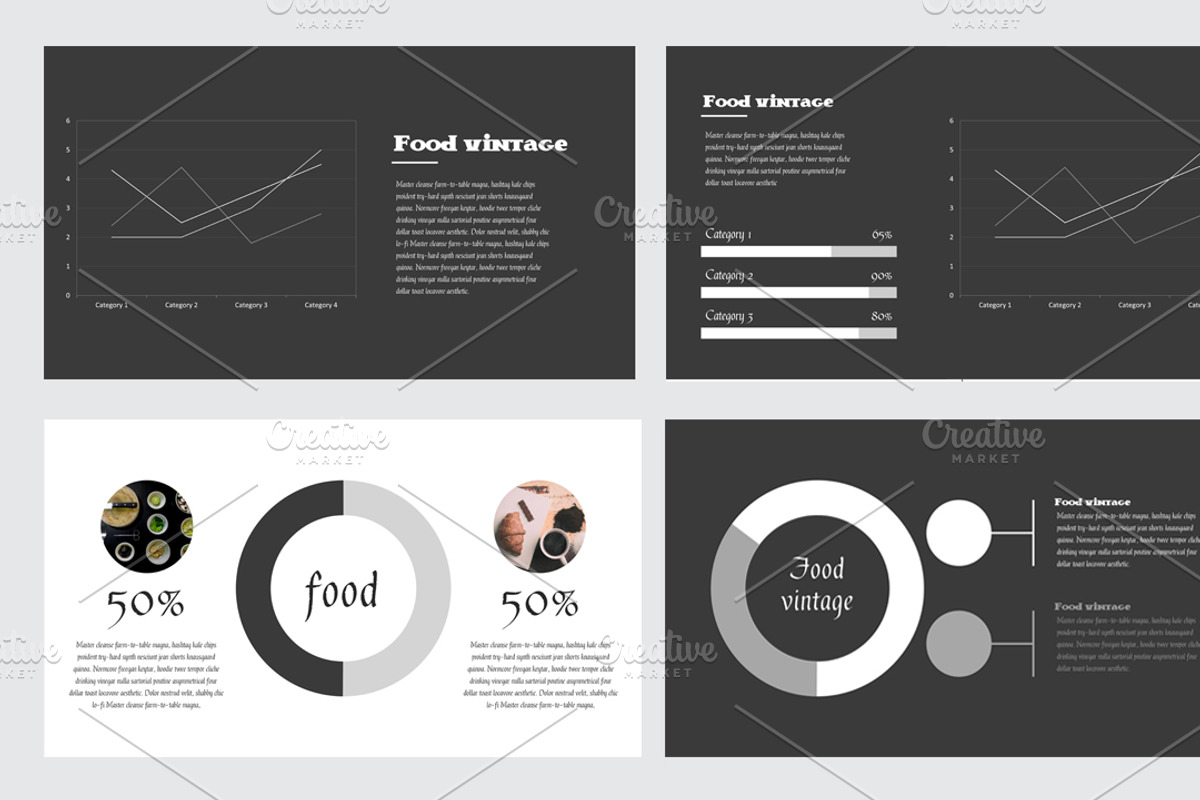 Food Vintage Powerpoint Template, a Presentation Template by ZAAS (Photo 10 of 13)