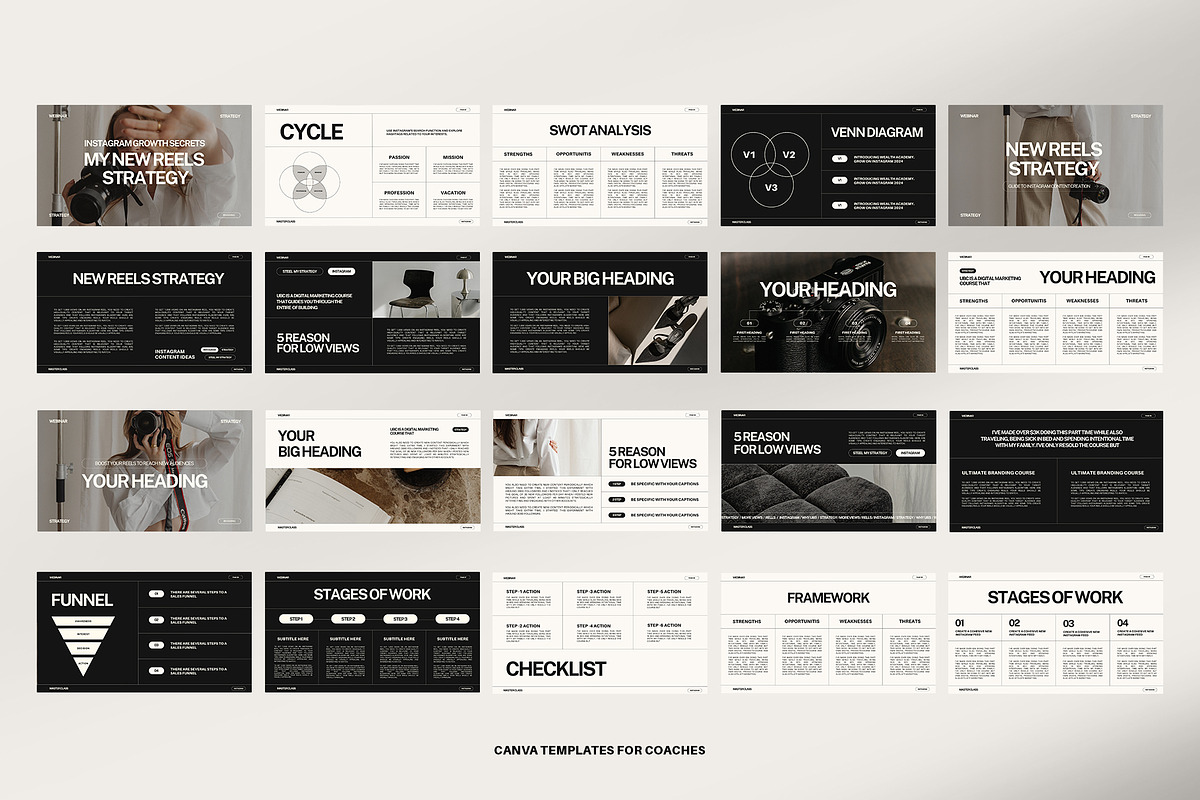 Big Coach Bundle Canva VIII, a Social Media Template by Instprofi | Studio Estimo (Photo 13 of 26)