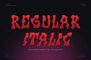 CS Murder Drawn, a Blackletter Font by Craft Supply Co. (Thumbnail 3 of 8)