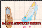 Heels Sneakers and Shoes Watercolor, a Person Illustration by Violet LeBeaux (Thumbnail 3 of 3)