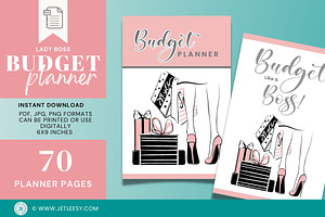 FINANCIAL BUDGET PLANNER - Printable