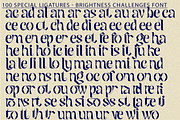 Brightness Challenges - Gothic Font, a Serif Font by 177Studio (Thumbnail 7 of 8)