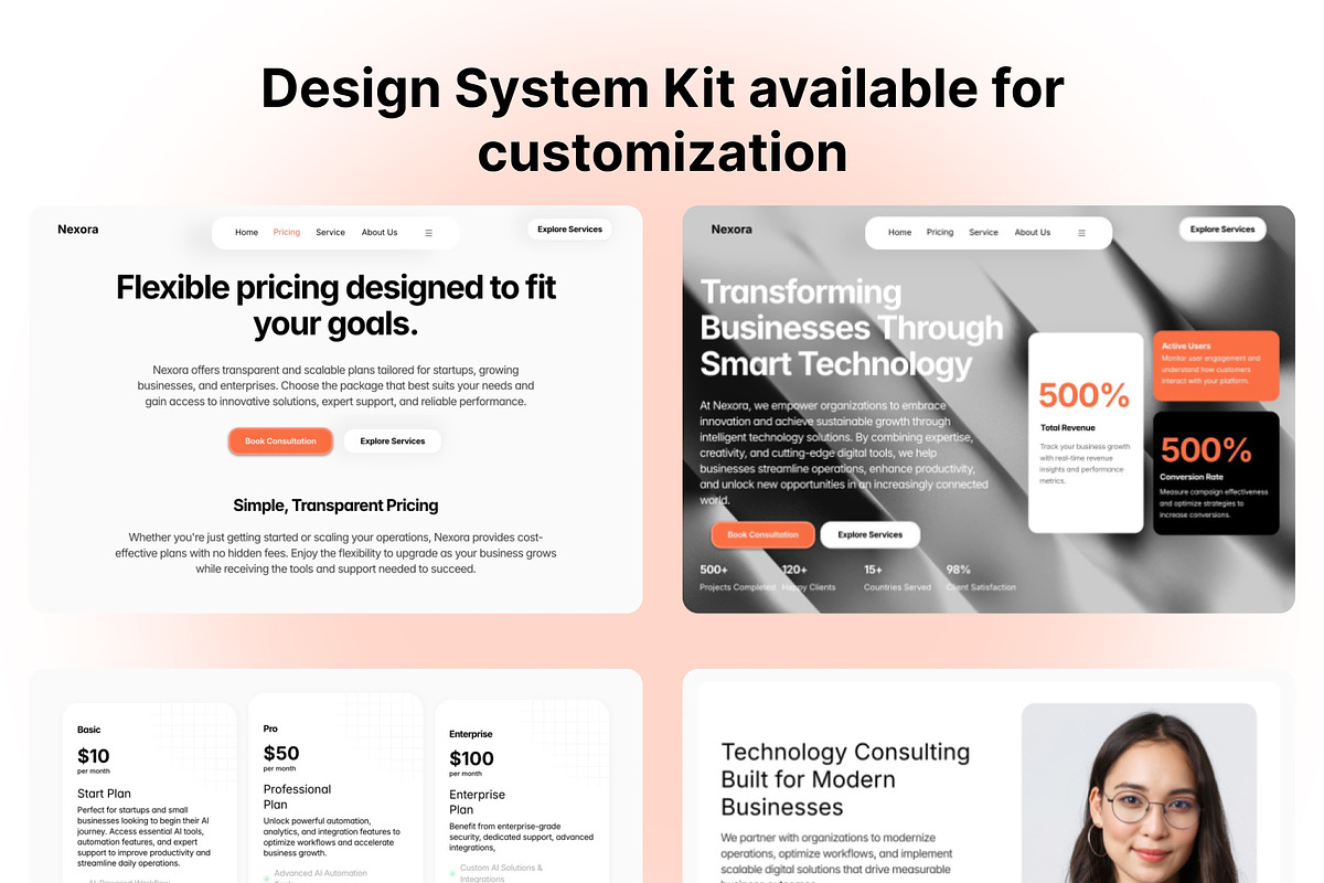 Smarter Business Starts Web Template, an App Template by Pixel Blend (Photo 3 of 6)