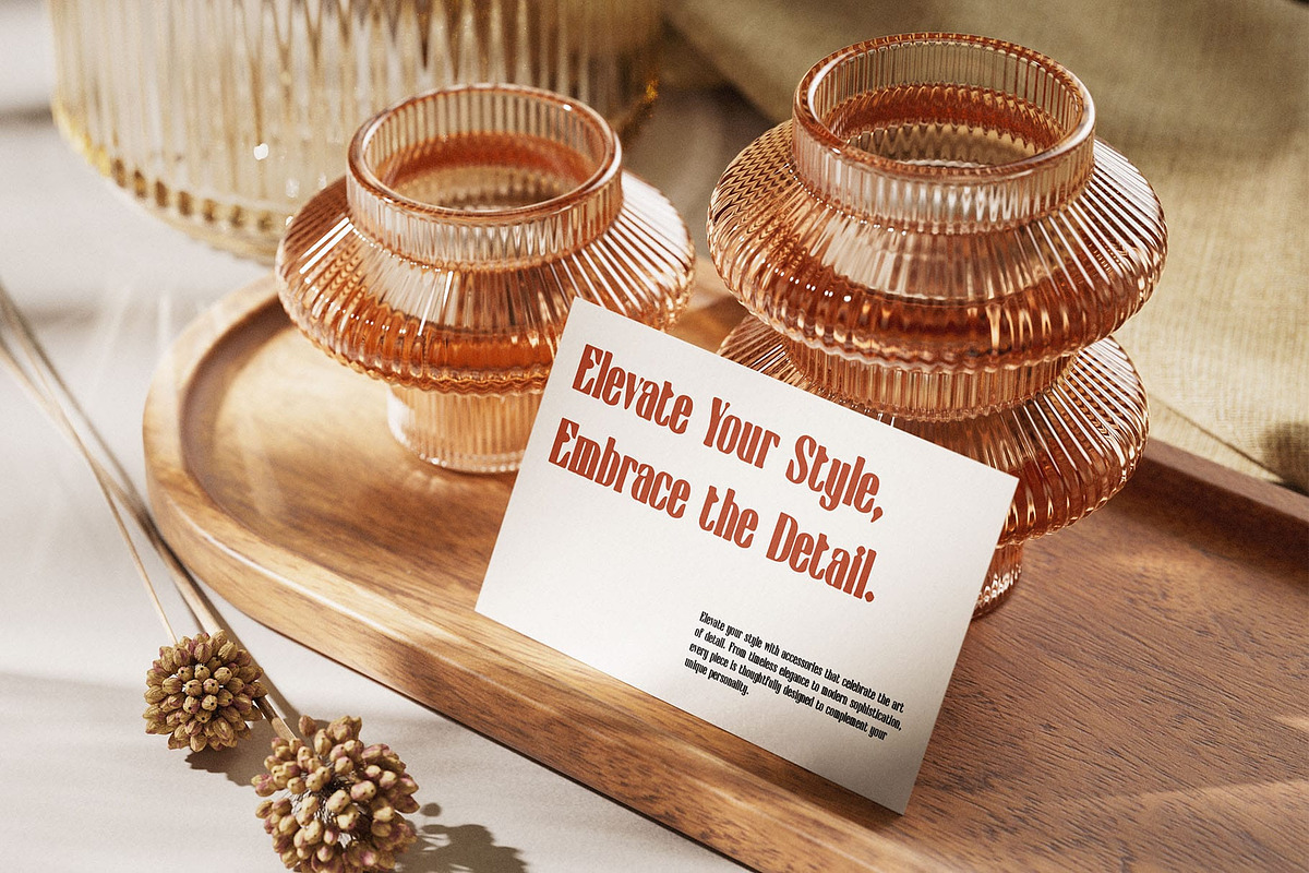 Darvine Blur, a Sans Serif Font by Craft Supply Co. (Photo 5 of 8)
