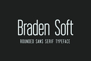 Braden Soft, a Sans Serif Font by Bart Wesolek (Thumbnail 1 of 6)
