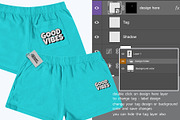 BIG APPLE SWEAT shortpant PSD Mockup, a Bottom Mockup by NH graphic (Thumbnail 4 of 4)