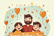 100 Father's Day Illustration, a Seasonal Illustration by PLUM&FIGS (Thumbnail 1 of 8)