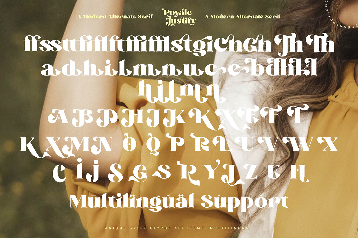 Royale Justify Modern Serif, a Serif Font by timelesstype.co (Photo 19 of 20)