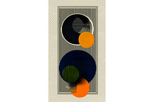 Abstract geometric composition, an Illustration by Lermont51