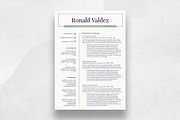 Modern Resume Template, a Resume Template by DesignDevisers (Thumbnail 4 of 10)