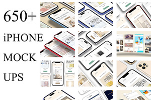 650+ iPhone Mockup Ultra Collection