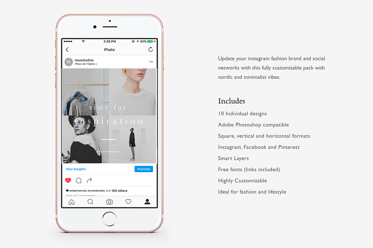Minimal Social Media Pack preview 2