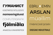 Ebru Sans Font Family, a Sans Serif Font by Ahmet Altun (Thumbnail 3 of 7)