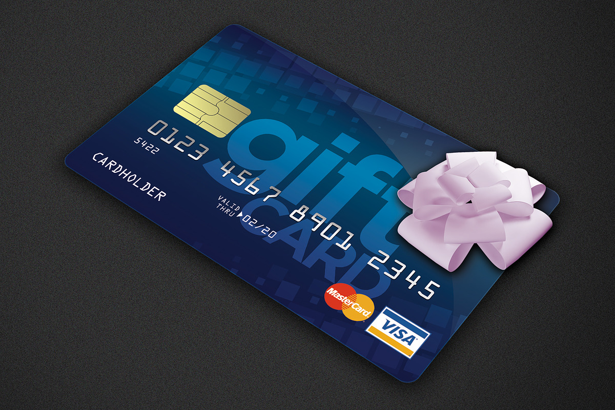 The GiftCard Mock-ups, a Product Mockup by Designer Essentials (Photo 4 of 5)