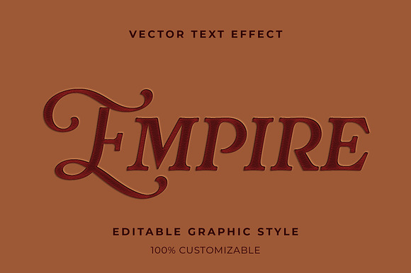 Vintage Engraved Text Effect preview 3