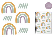 Cute Rainbow Illustrations, an Illustration by 89 Golden Blvd (Thumbnail 3 of 6)