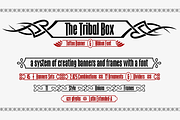 The Tribal Box -banner font-, a Sans Serif Font by deFharo (Thumbnail 9 of 10)