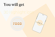 Neutral Highlight Instagram Icon, a Social Media Template by HandmadeWithLove (Thumbnail 1 of 2)