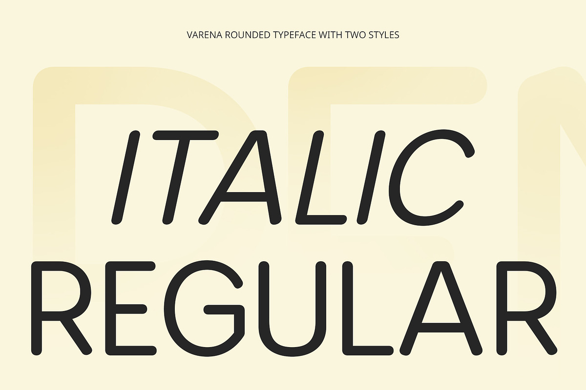 Varena Rounded, a Sans Serif Font by Craft Supply Co. (Photo 4 of 8)