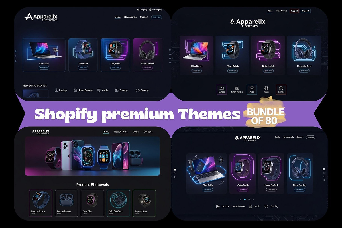 Shopify Premium bundle of 80 Themes