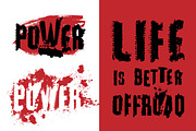 Off Road Font, a Font by Annyart Design (Thumbnail 14 of 17)