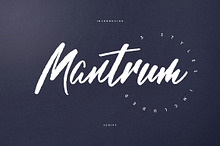 Mantrum -  Urban script | 3 styles