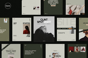 ZAVI | Social Media Kit (III), a Social Media Template by The Aesthetic Studio
