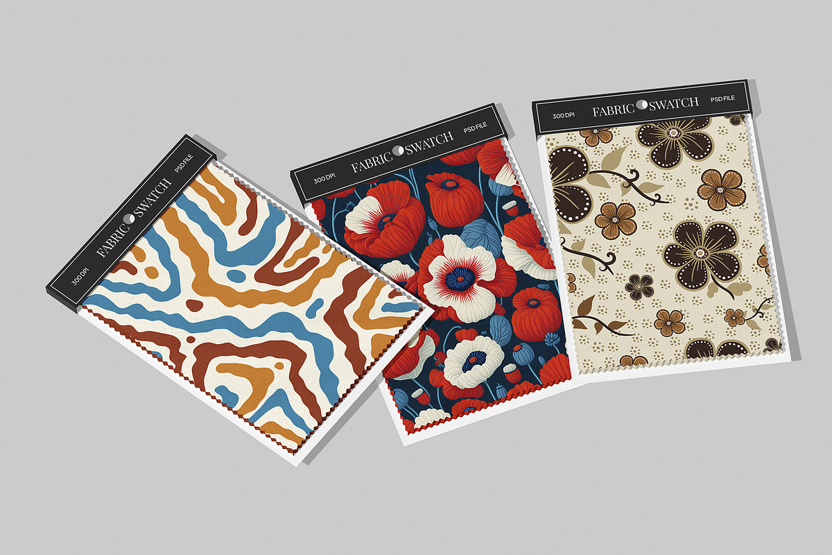 Fabric Swatch Mockup, a Household Mockup by Unerispace (Photo 2 of 5)