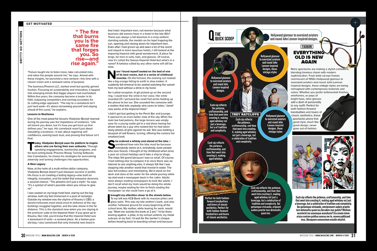 Magazine Template, a Magazine Template by Red Cactus Creative (Photo 15 of 20)