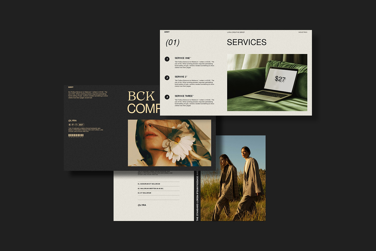 Lyra | Creative Brief, a Presentation Template by slidestock55 (Photo 5 of 12)