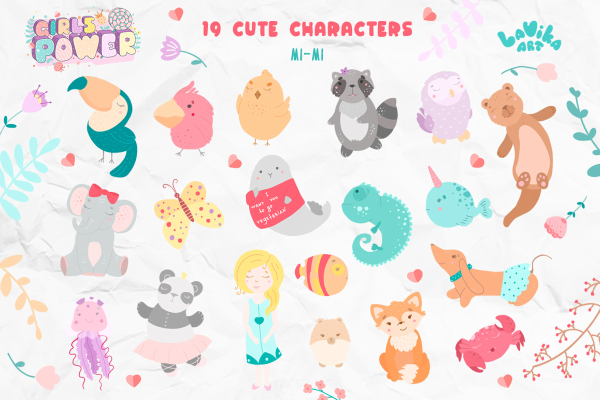 Girls power - character creator, a Person Illustration by LaVika (Photo 12 of 21)