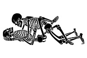 KAMASUTRA with skeletons, an Illustration by Tanya Akhmett (Thumbnail 6 of 14)