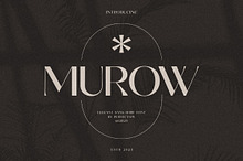 Murow Elegant Serif Font Typeface