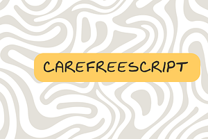 Carefree Script Font-016-24