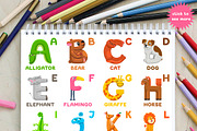 Alphabetic Zoo - font duo, a Sans Serif Font by tamara.comotomka (Thumbnail 4 of 7)