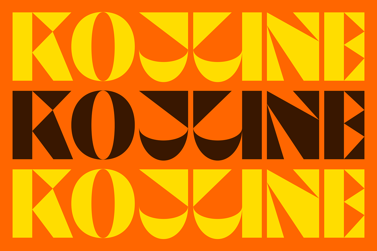 Kojune - Display Font, a Font by Suolahti Type (Photo 1 of 6)