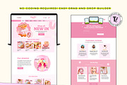 Pink Bakery Cake Website Template, a Wix Template by Template Twist Shop (Thumbnail 7 of 10)