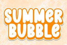 Summer Bubble | Script Font
