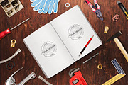 Work Tools Mock-up / Scene Generator, a Books & Magazine Mockup by relineo.mock-ups (Thumbnail 2 of 5)