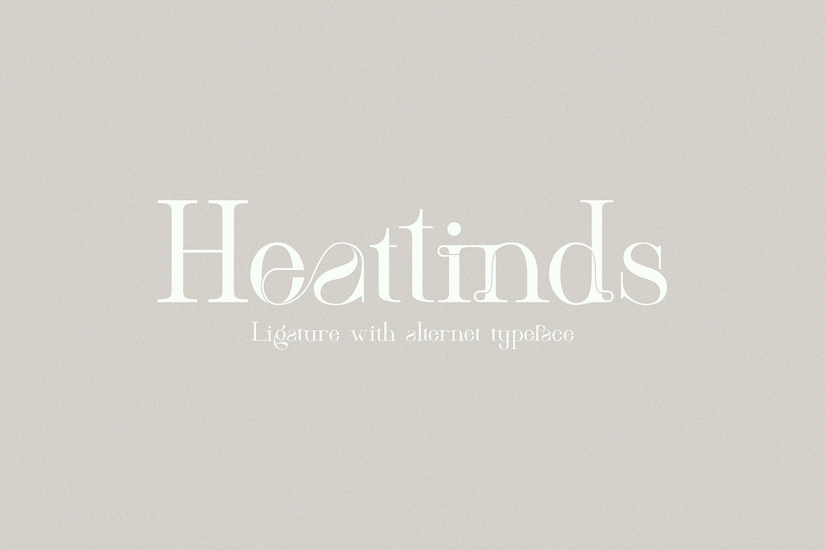 Hitocie Ligature Serif Typeface, a Serif Font by Humaira_std (Photo 4 of 12)