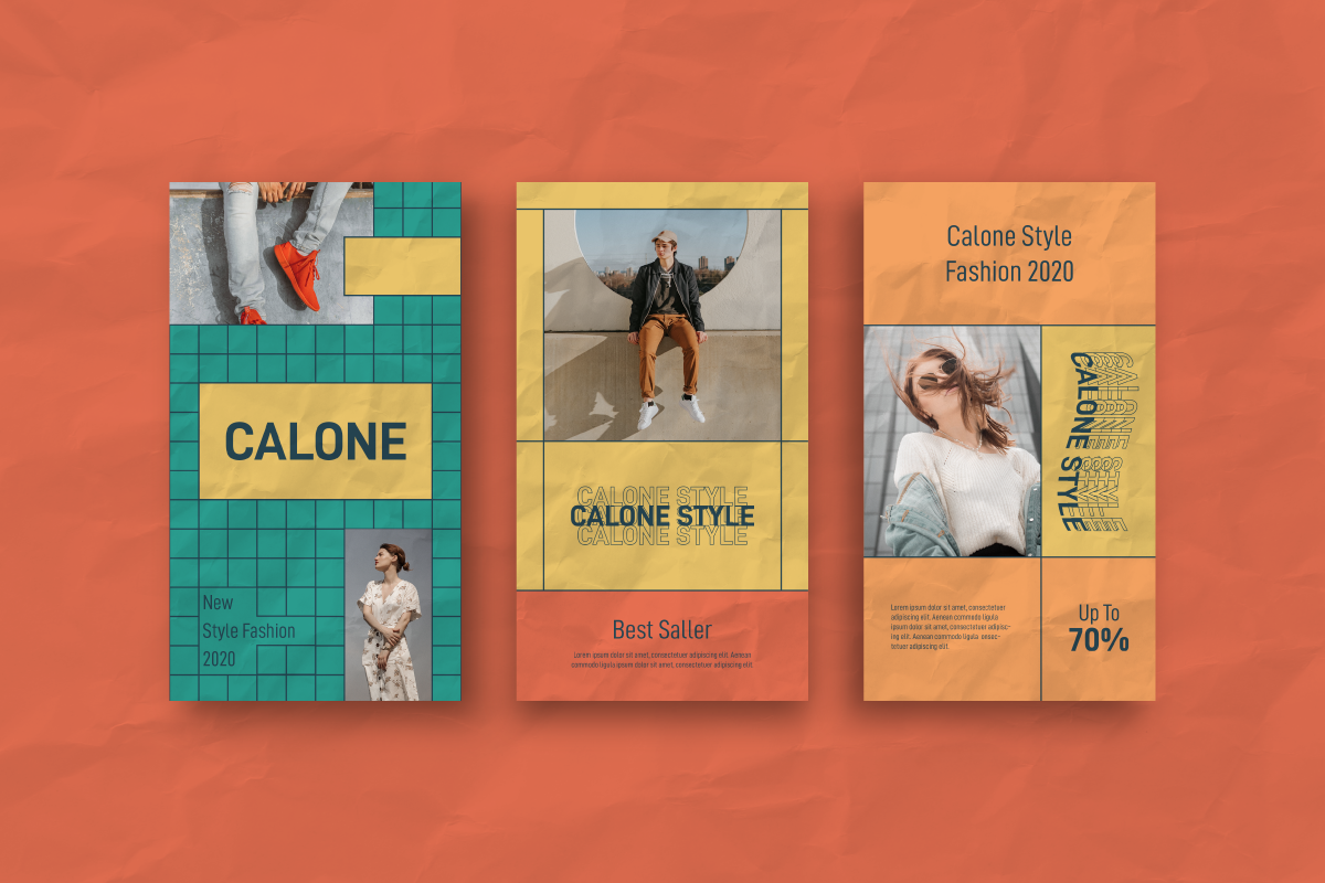 Calone Story & Feed Instagram, a Social Media Template by Inkofert (Photo 7 of 11)