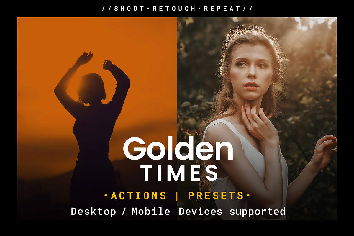 Golden Times - Actions and Presets, a Preset Add-On by Hydrozi Presets (Photo 1 of 7)