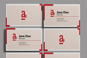 Simple Business Card Design, a Business Card Template by ClickPaint_Studio (Thumbnail 2 of 3)