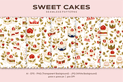 Sweet Cakes - Elements & Patterns, a Food Illustration by Artflorara (Thumbnail 10 of 12)